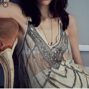 COPY - Kimchi blue mesh beaded tank